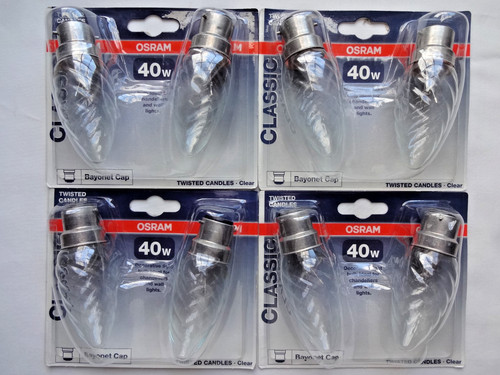 Osram 40w b22 bayonet clear - bayonet,
