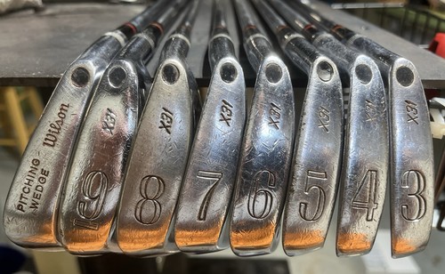 Vintage wilson iron set - x-31,