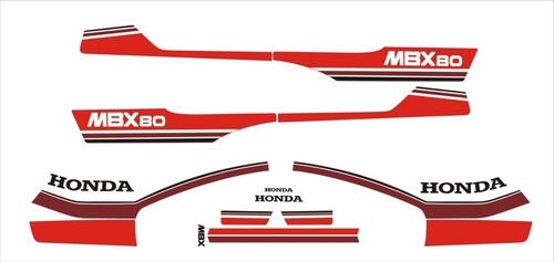 Honda mbx80 decal set - honda,