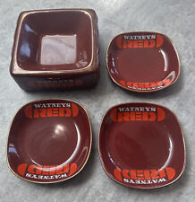 4x Vintage Watneys Keg Red