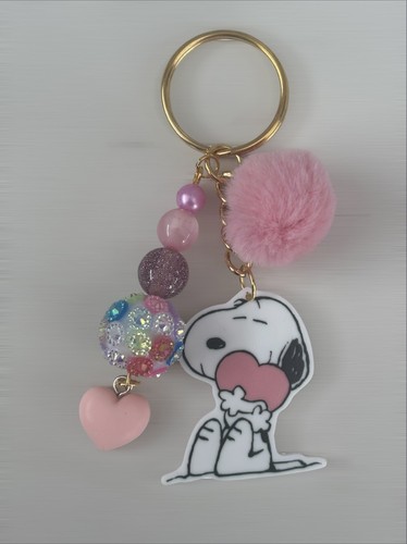 Cute snoopy inspired beaded - snoopy,