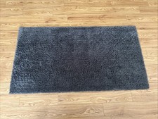 IKEA Lindknud High Pile Dark Grey Rug 80 x 150 CM - Great Condition