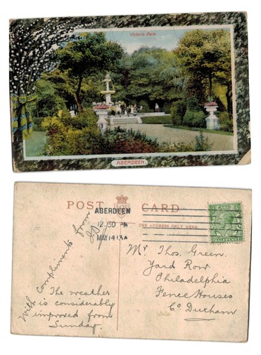 Vintage postcard victoria - vintage,