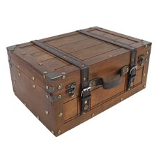 Wood Storage Trunk Exquisite