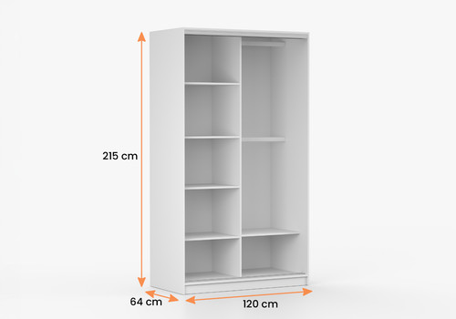 Modern sliding door wardrobe - sliding,