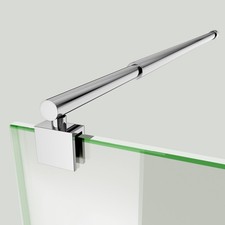 Shower Screen Support Bar Arm 700-1200mm For 8 - 10mm Glass Shower Door