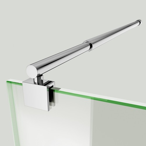 Shower screen support bar arm - shower,