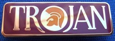SKA REGGAE SKINHEAD BADGE - TROJAN BAR RED