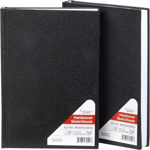 Hardcover sketch book pack - book,
