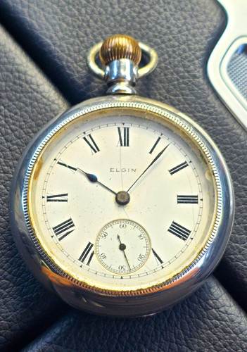 Antique elgin large sterling - antique,