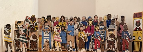 Vintage wooden community - vintage,