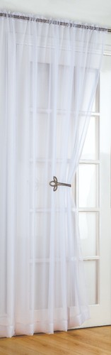 Plain voile curtain panel net - curtain,