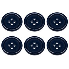 Polished Sewing Buttons 4 Hole Flat Round Button 8 Colours 15mm 18mm 20mm 23mm
