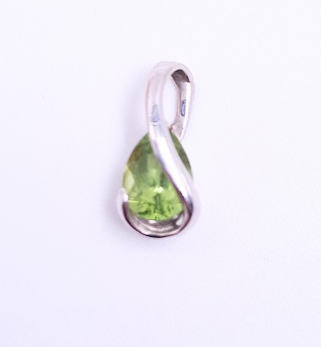 Carat white gold peridot - 9,