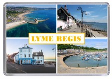 Lyme Regis Fridge Magnet 01