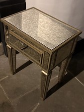 Mirrored Bedside table / console table