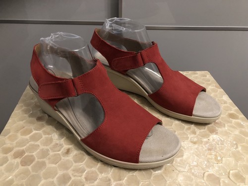 Hotter macy wedge sandal red - hotter,