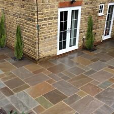 Autumn Blend 4 Sizes calibrated Sandstone Paving Slabs