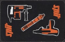 Playing Cards Single Card Old Vintage * SPIT INDUSTRIAL DRILL * Tool Advertising