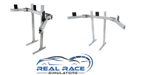 Freestanding triple monitor - freestanding,