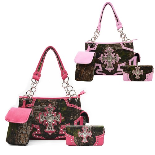 Western camouflage purse - western,