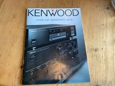 VINTAGE Kenwood 89/90 HI-FI STEREO COMPONENTS ORIGINAL BROCHURE-CATALOGUE