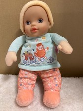 30cm Baby Annabell Doll (Preloved) with intergrated rattle, Sheep & Stars Design
