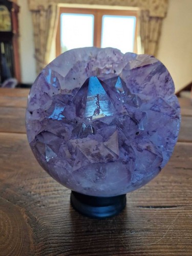 Huge giant amethyst sphere - huge,