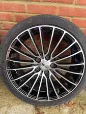 Brock B24 8x18 5x112 Alloy wheels with Continenetal premium contact 6 tyres