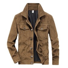 Mens NEW Jacket Coat Ginger