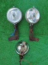 Genuine Lucas SFT 576,SLR 576 Spot Lamps .And Brackets 