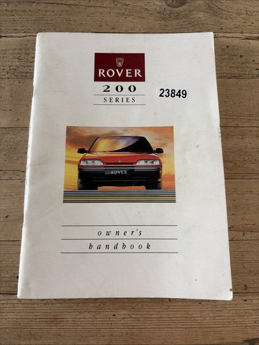 Rover 200 owners - rover,