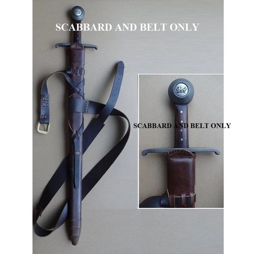 Quality brown leather scabbard - quality,