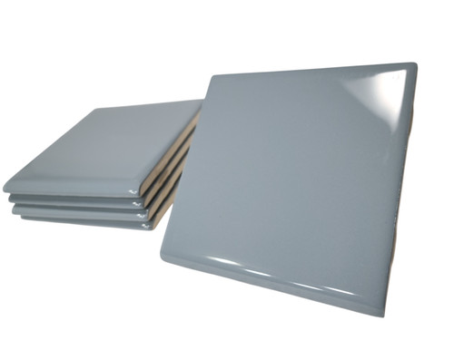 Blue ceramic tile inch - blue,