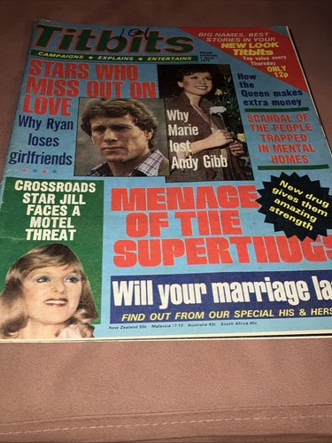 Titbits 1979 andy gibb - titbits,