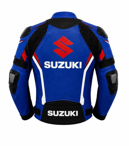 Suzuki blue sports biker - suzuki,
