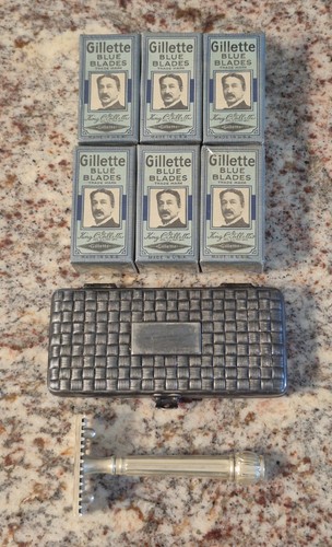 Antique gillette safety razor - antique,