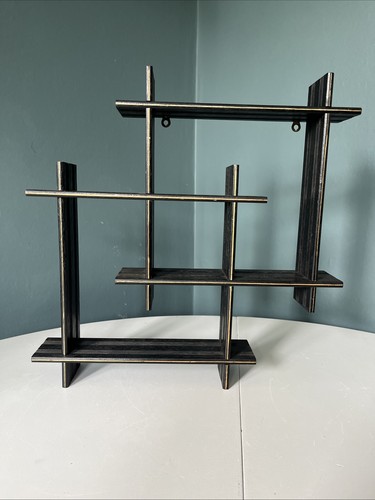 Vintage wooden wall shelves - vintage,