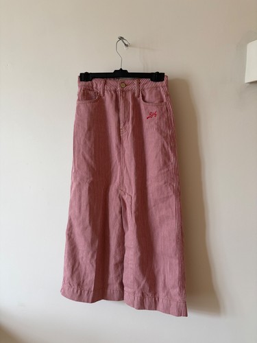 Damson madder red denim midi - denim,