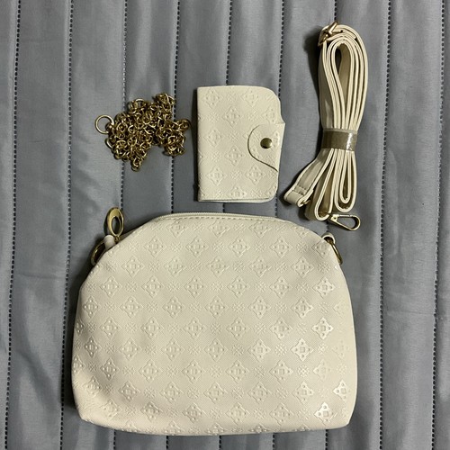 Cream crossbody bag - bag, for