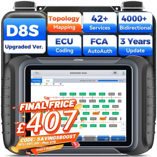 Xtool d8s bidirectional - v2.0,