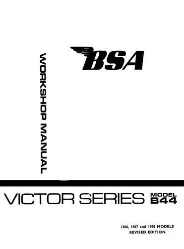1966 1968 bsa victor - (0352), 1966-1968