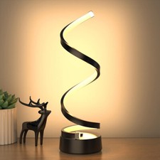 TABLE LAMP LED NOVELTY SPIRAL