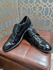 Roberto Giovanni Trevor Black Patent Wedding Evening Formal Suit Shoes