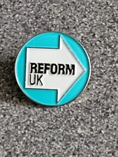 Reform enamel lapel badge - enamel,