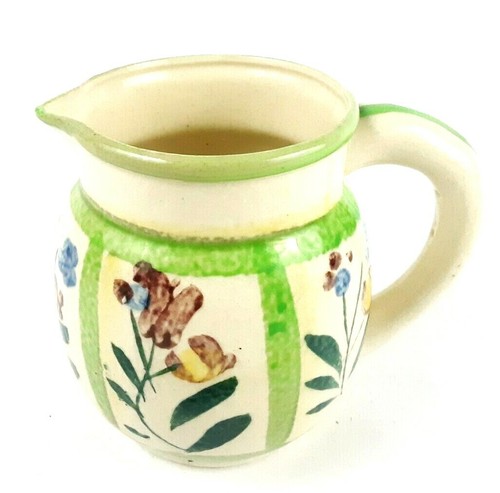 Vintage majolica pitcher tan - majolica,