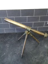 WWl British Army spotter scope, Brass, good to look through, no maker I can see