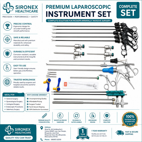21pc laparoscopic surgery set - laparoscopic,