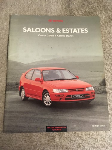 Toyota saloons and - toyota,