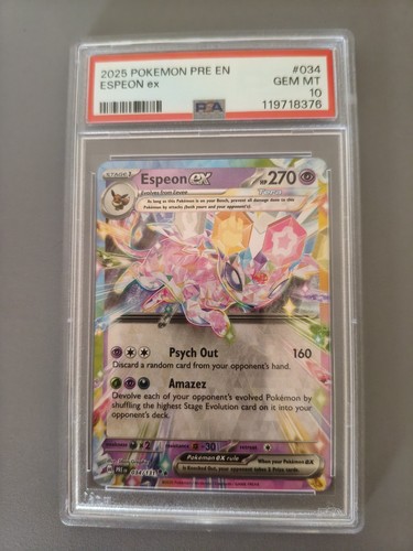 Psa pokémon espeon ex - -,